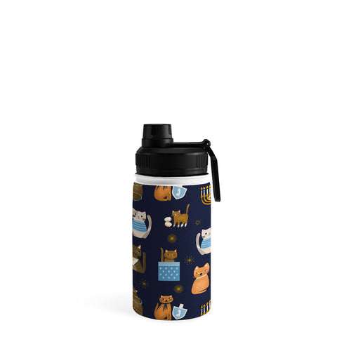 Marni Hanukkah Cats Water Bottle