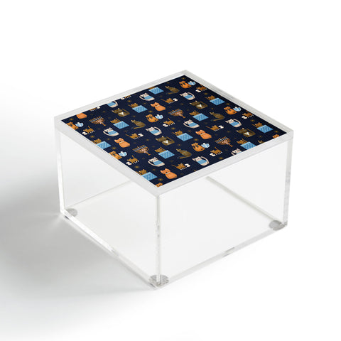 Marni Hanukkah Cats Acrylic Box