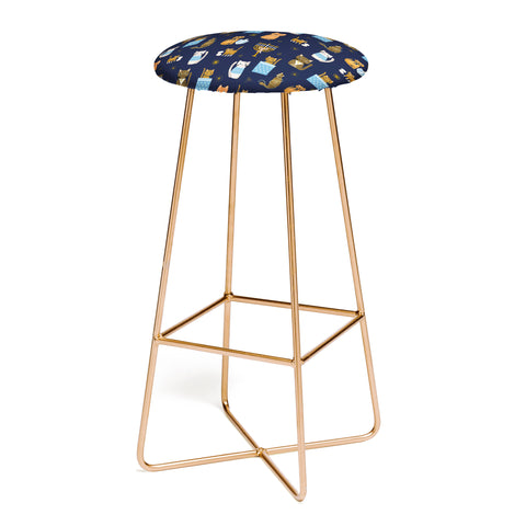 Marni Hanukkah Cats Bar Stool