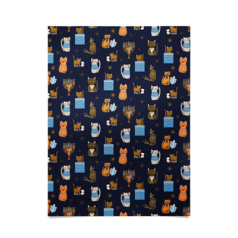 Marni Hanukkah Cats Poster
