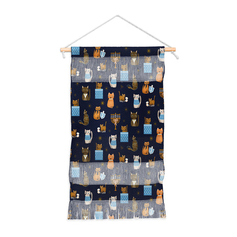 Marni Hanukkah Cats Wall Hanging Portrait