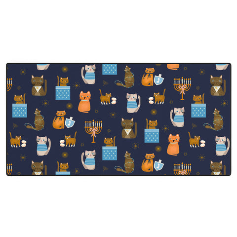 Marni Hanukkah Cats Desk Mat