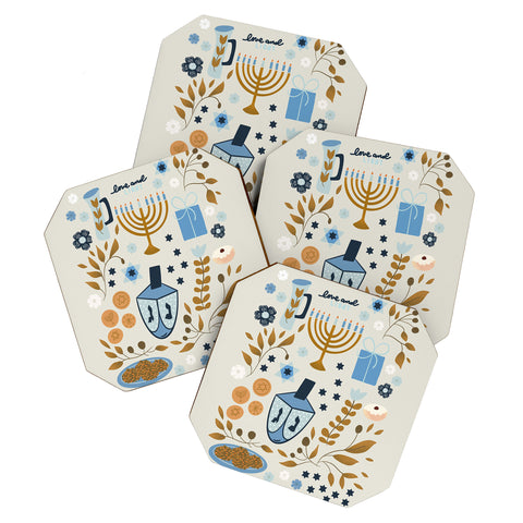 Marni Hanukkah Nights Coaster Set