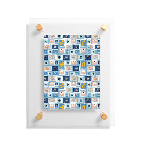 Marni Hanukkah Stamps Floating Acrylic Print