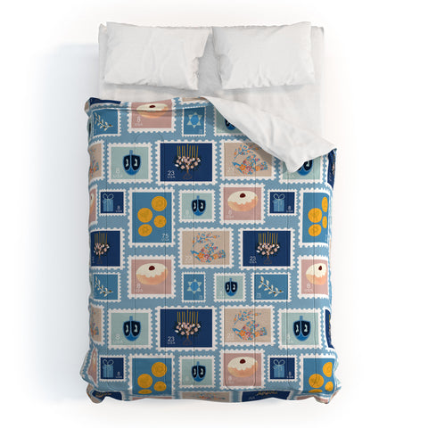 Marni Hanukkah Stamps Comforter