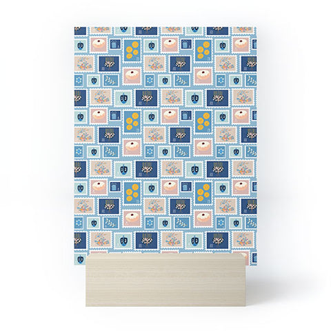 Marni Hanukkah Stamps Mini Art Print
