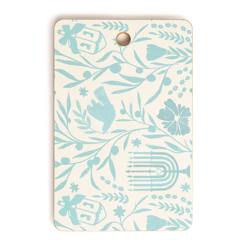 Marni Hanukkah Toile Cutting Board Rectangle