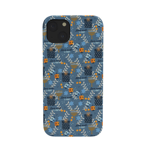 Marni Love and Light Blue Hanukkah Phone Case