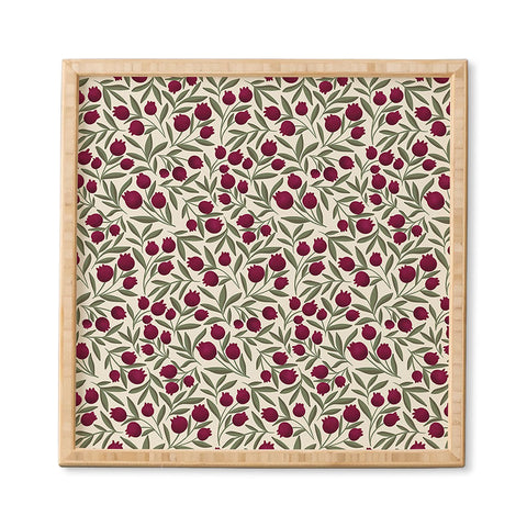 Marni Modern Pomegranate for Rosh Hashanah Framed Wall Art