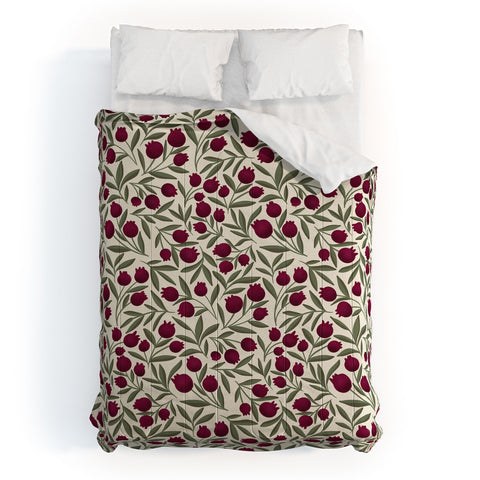 Marni Modern Pomegranate for Rosh Hashanah Comforter