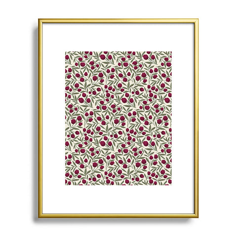 Marni Modern Pomegranate for Rosh Hashanah Metal Framed Art Print