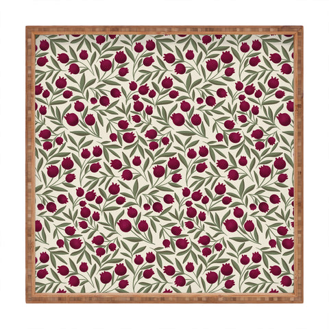 Marni Modern Pomegranate for Rosh Hashanah Square Tray