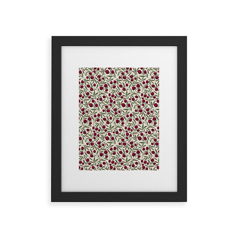 Marni Modern Pomegranate for Rosh Hashanah Framed Art Print