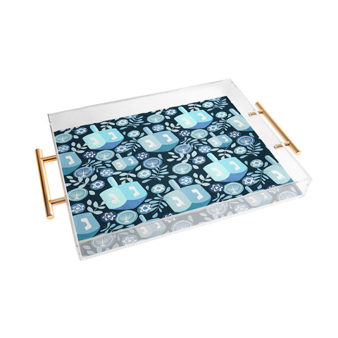 Marni Night Dreidel Acrylic Tray
