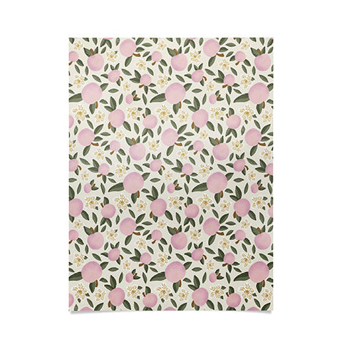 Marni Pink Textured Apples for Rosh Hashanah Poster