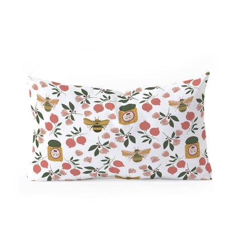 Marni Rosh Hashashanah Honey Bees Oblong Throw Pillow