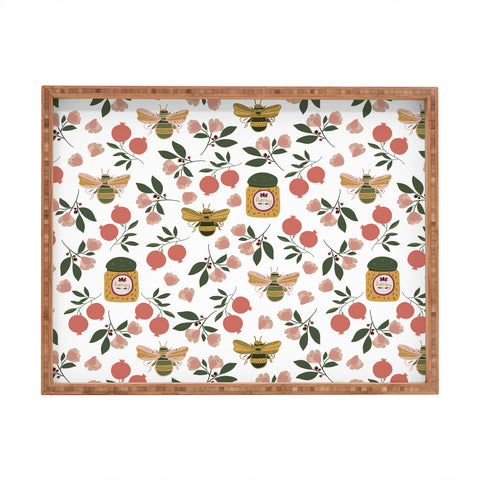 Marni Rosh Hashashanah Honey Bees Rectangular Tray