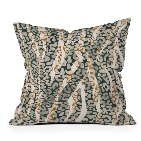 Marta Barragan Camarasa 0012 Wild animal skin Outdoor Throw Pillow