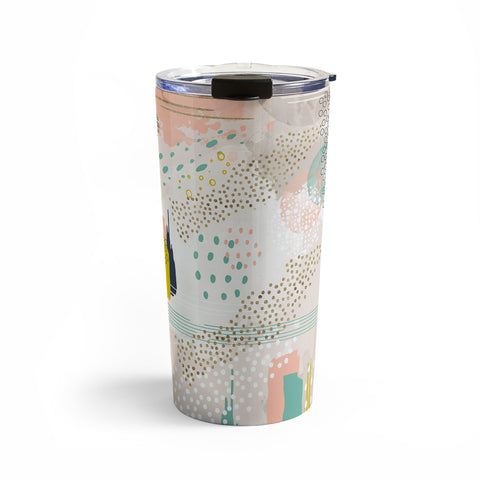 Marta Barragan Camarasa Abstract 01 Travel Mug