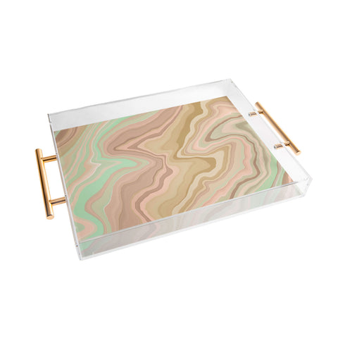 Marta Barragan Camarasa Abstract A sea of dunes I Acrylic Tray