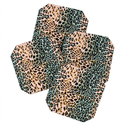 Marta Barragan Camarasa Abstract animal skin Coaster Set