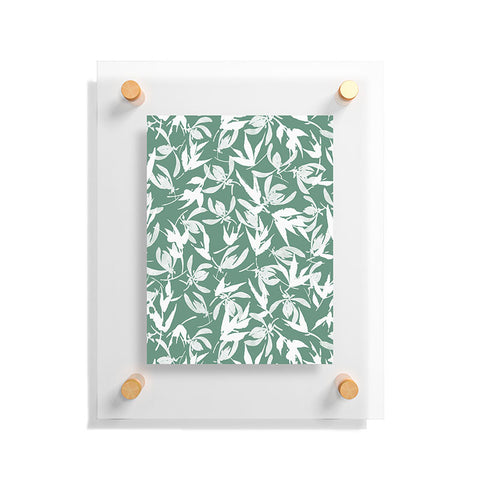 Marta Barragan Camarasa Abstract asian leaves MP Floating Acrylic Print
