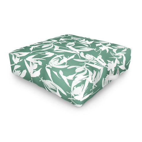 Marta Barragan Camarasa Abstract asian leaves MP Outdoor Floor Cushion