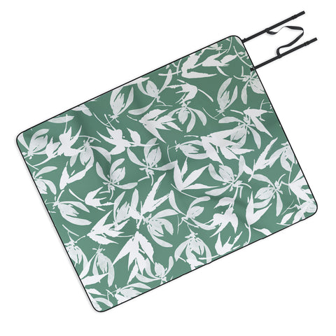 Marta Barragan Camarasa Abstract asian leaves MP Picnic Blanket