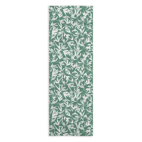 Marta Barragan Camarasa Abstract asian leaves MP Yoga Towel