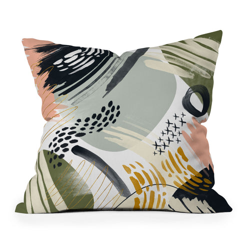 Marta Barragan Camarasa Abstract autumn season Outdoor Throw Pillow