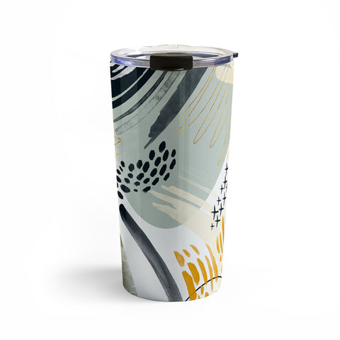 Marta Barragan Camarasa Abstract autumn season Travel Mug