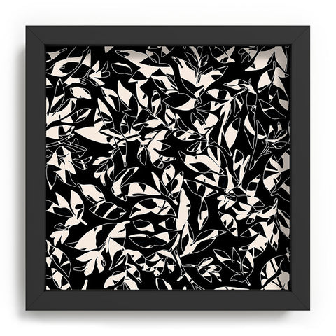 Marta Barragan Camarasa Abstract black white nature DP Recessed Framing Square
