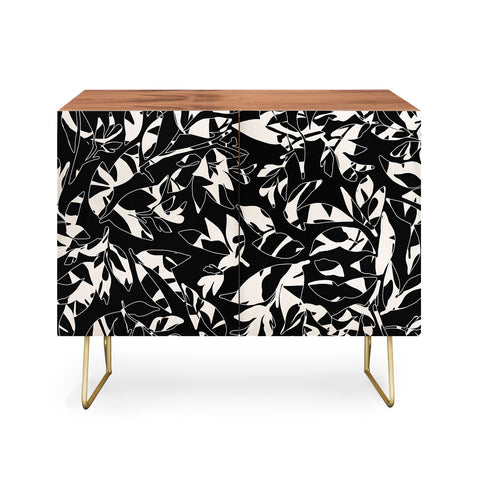 Marta Barragan Camarasa Abstract black white nature DP Credenza