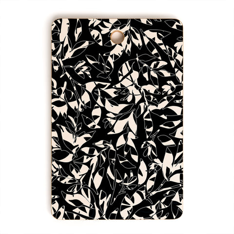 Marta Barragan Camarasa Abstract black white nature DP Cutting Board Rectangle