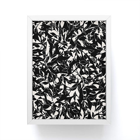Marta Barragan Camarasa Abstract black white nature DP Framed Mini Art Print