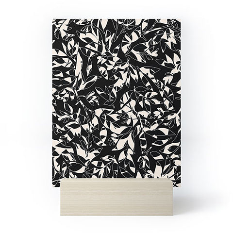 Marta Barragan Camarasa Abstract black white nature DP Mini Art Print