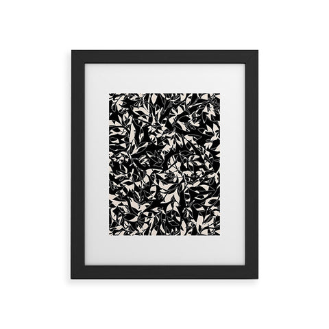 Marta Barragan Camarasa Abstract black white nature DP Framed Art Print