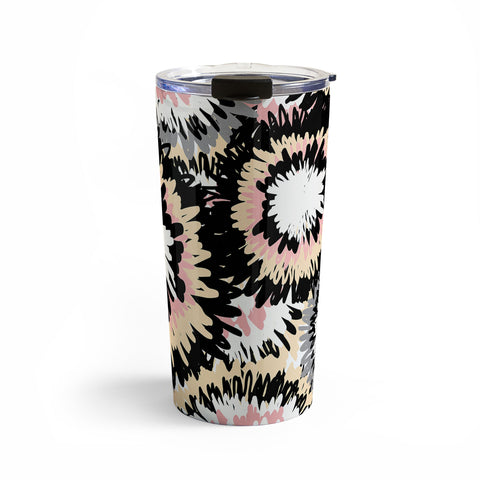Marta Barragan Camarasa Abstract flowers mosaic Travel Mug