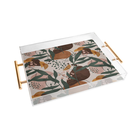 Marta Barragan Camarasa Abstract nature painting 89 Acrylic Tray