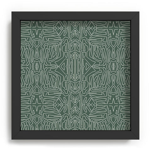 Marta Barragan Camarasa Abstract pattern linear stroke Recessed Framing Square