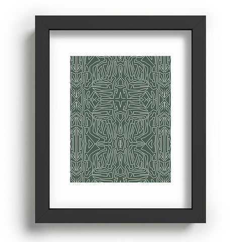 Marta Barragan Camarasa Abstract pattern linear stroke Recessed Framing Rectangle