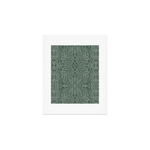 Marta Barragan Camarasa Abstract pattern linear stroke Art Print