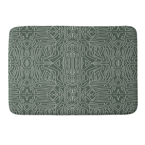 Marta Barragan Camarasa Abstract pattern linear stroke Memory Foam Bath Mat