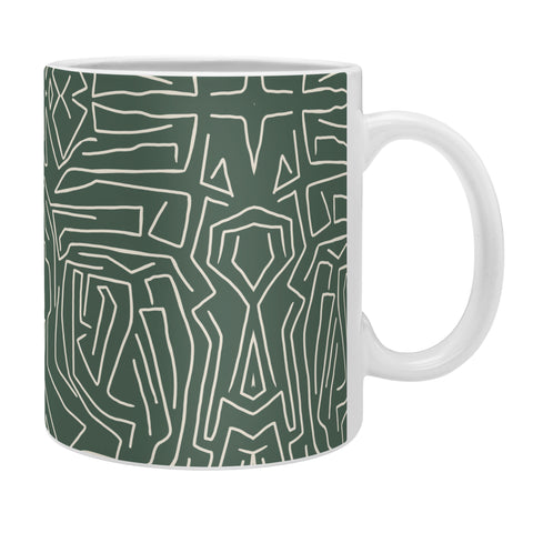 Marta Barragan Camarasa Abstract pattern linear stroke Coffee Mug