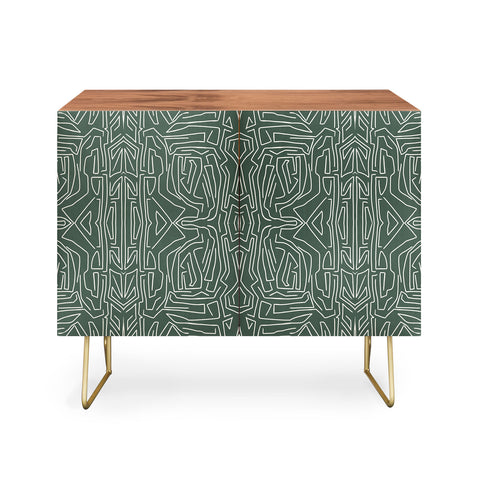 Marta Barragan Camarasa Abstract pattern linear stroke Credenza