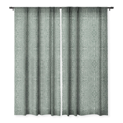 Marta Barragan Camarasa Abstract pattern linear stroke Sheer Non Repeat