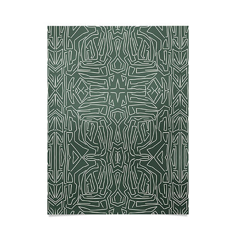 Marta Barragan Camarasa Abstract pattern linear stroke Poster