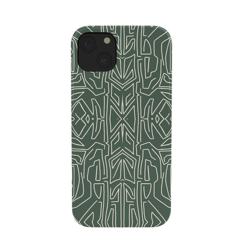 Marta Barragan Camarasa Abstract pattern linear stroke Phone Case