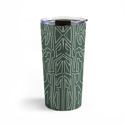 Marta Barragan Camarasa Abstract pattern linear stroke Travel Mug