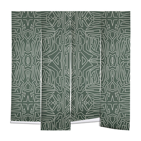 Marta Barragan Camarasa Abstract pattern linear stroke Wall Mural